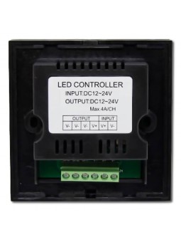 Controlador Táctil Tira LED MONOCOLOR DC12V/24V Empotrable