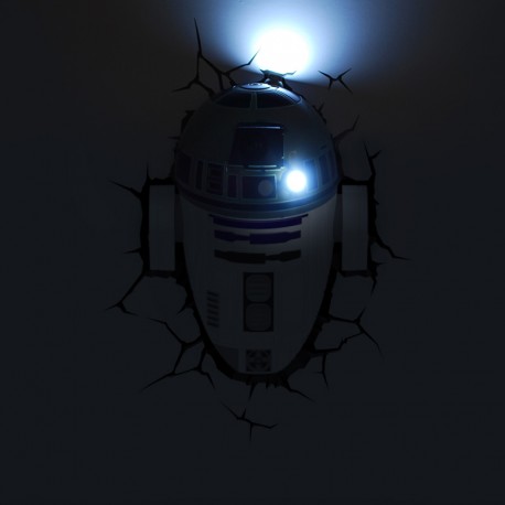 Lámpara LED 3D R2-D2