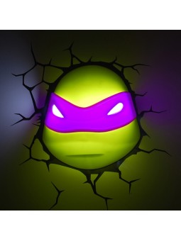 Lámpara LED 3D Donatello Tortugas Ninja