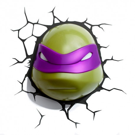 Lámpara LED 3D Donatello Tortugas Ninja