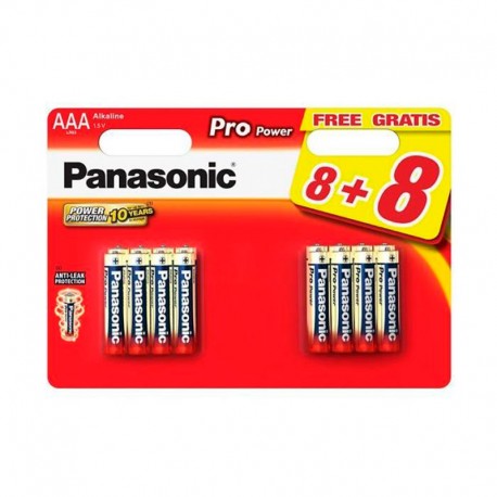 Pilas Panasonic Pro Power AAA LR03 8+8 UDS