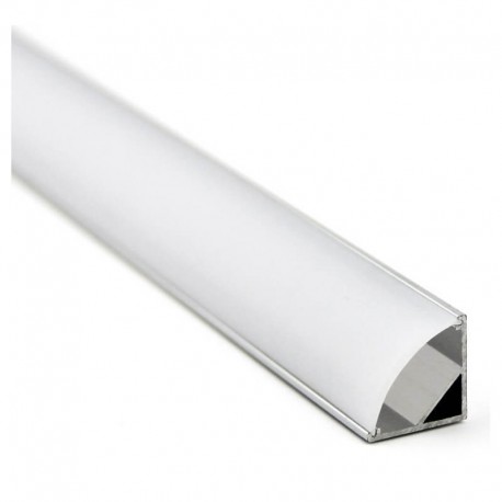 Perfil Aluminio para Tira LED -L- 2 metros