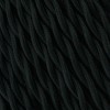 Cable Textil Vintage Trenzado Negro